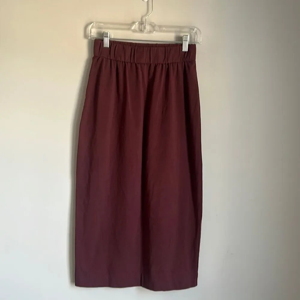 maxmara leisure bodycon midi skirt